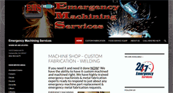 Desktop Screenshot of emergencymachining.com